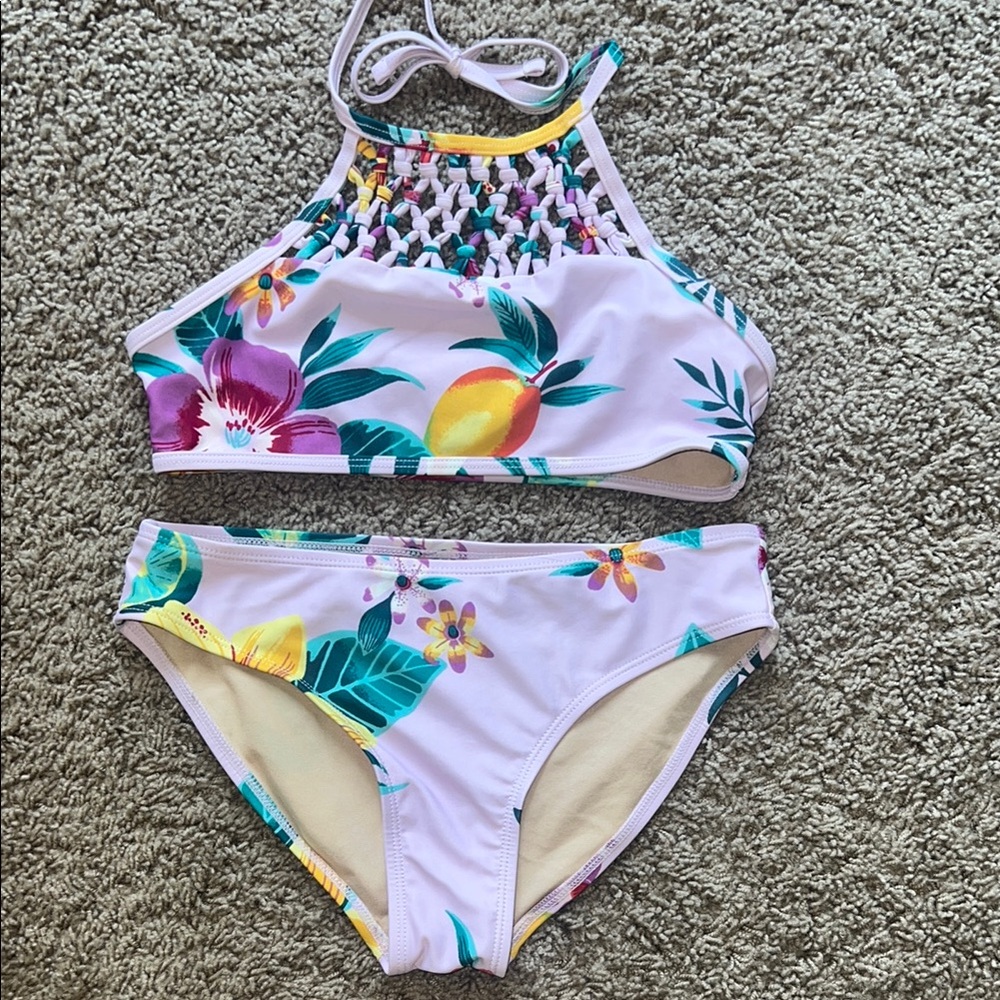 GAP Floral Girls Bikini Size Large